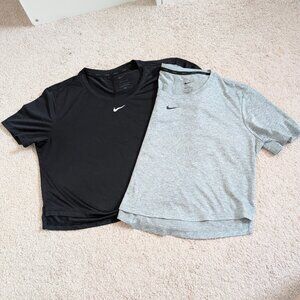 Nike Training Dri-FIT One Cropped T-Shirts (2 piece set)